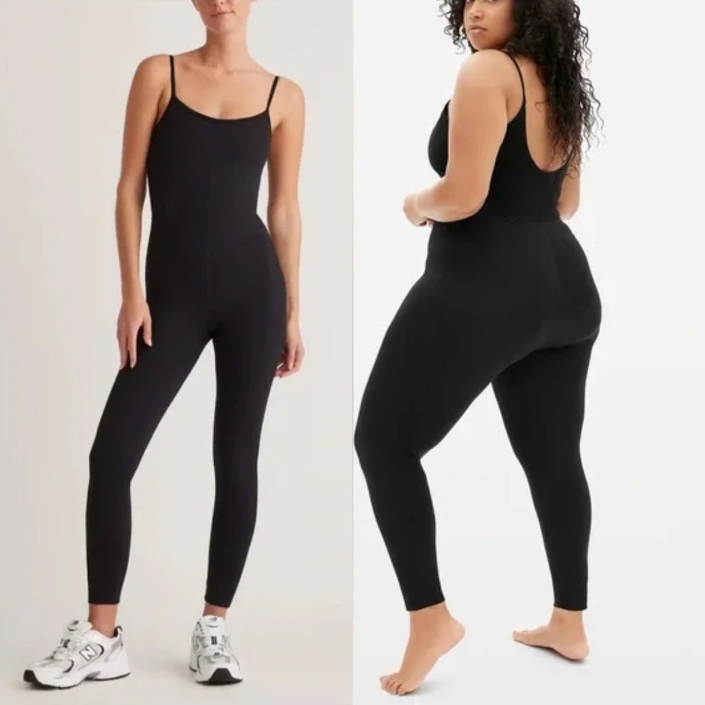 Everlane Black‎ The Perform Unitard Jumpsuit Workout Legging XS
